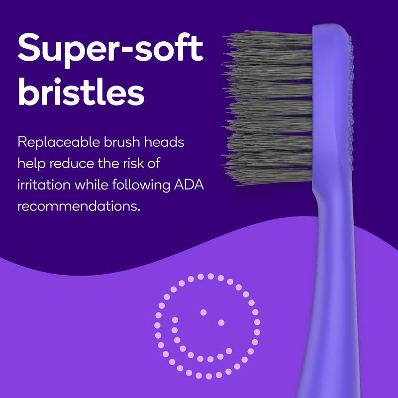 BURST Nova Sonic Toothbrush - Oral Care, Daily Use, 18,000 Vpm,Whitening Mode, AAA Battery, Aluminum Handle,